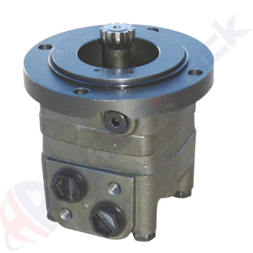 MTS series hydraulic motor, 315 cc/rev, external spline ANS B92.1-76 ,  short mount , MTS315 - Hydrocap