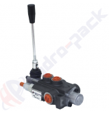 product 40 liter monoblock control valve, P40R , one spool , G 3/8" , open center spool , P40R A1 GKZ1 thumb