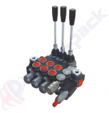 product 40 liter monoblock control valve, 3PF40 , three spools , G 3/8" , open center spool , 3PF40 A1A1A1 GKZ1 thumb