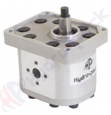 product Group 3 Hydraulic Gear Pump, 25 cc/rev, clockwise , European 4 bolt flange , 1:8 tapered shaft , C54X thumb