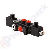 product 80 liter monoblock control valve with metering curve, Z80 , one spool , G 1/2" , open center spool thumb