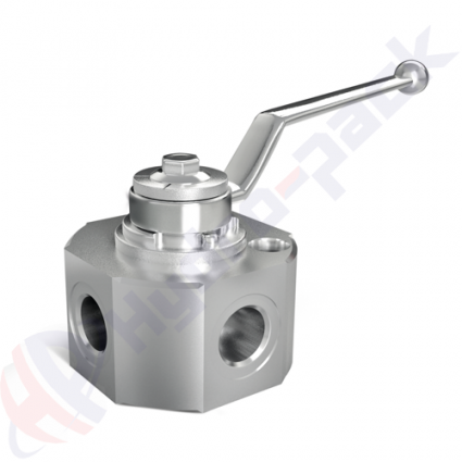 product 3 way hydraulic diverter valve, DF 3 AP , 90 L/min, G 1/2" , closed center image thumb