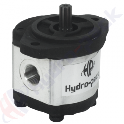 product Group 20 Hydraulic Gear Pump, 8.2 cc/rev, clockwise , SAE-A 2 bolt flange , 9 teeth splined SAE shaft , 20C8.2X085 image thumb