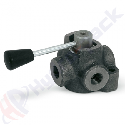 product 4 way hydraulic diverter valve, IF 4 , 90 L/min, G 1/2" , closed center image thumb